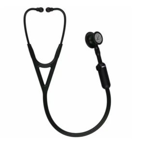 3M Littmann CORE Digital Stethoscope, Black Chestpiece, Tube, Stem and Headset, 27 inch 8480 (Black)