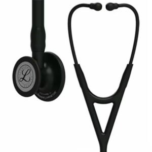 3M Littmann  Cardiology IV  Diagnostic Stethoscope, Black-Finish Chestpiece, Black Tube, Stem, 6163 (Black-Finish)