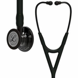 3M Littmann Cardiology IV Diagnostic Stethoscope, Smoke-Finish Chestpiece, Black Tube, Smoke Stem, 6162 (Black)