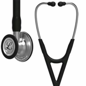 3M  Littmann  Cardiology IV Diagnostic Stethoscope, Standard-Finish Chestpiece, Black Tube, Stainless Stem, 6152 (Black)