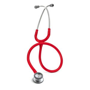 3M Littmann Classic II Pediatric Stethoscope, Red Tube, 28 in, 2113R (Red)