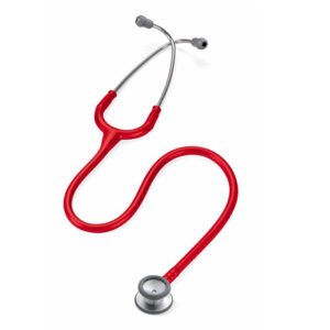 3M Littmann Classic II Pediatric Stethoscope, Red Tube, 28 in, 2113R (Red)