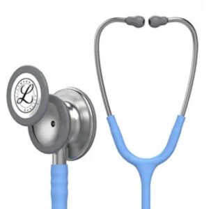 3M Littmann Classic III Monitoring Stethoscope, Ceil Blue Tube, 27 in, 5630 (Ceil Blue)