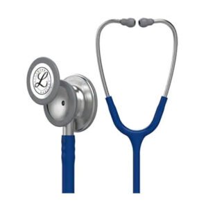 3M Littmann Classic III Monitoring Stethoscope, Navy Blue Tube, 27 in, 5622 (Navy Blue)