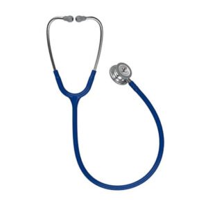 3M Littmann Classic III Monitoring Stethoscope, Navy Blue Tube, 27 in, 5622 (Navy Blue)