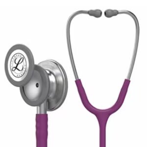 3M Littmann Classic III Monitoring Stethoscope, Plum Tube, 27 in, 5831 (Plum)