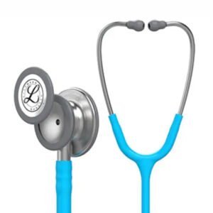 3M Littmann Classic III Stethoscope, Turquoise Tube 27, inch, 5835 (Turquoise)