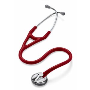 3M Littmann Master Cardiology Stethoscope, Burgundy Tube, 27 in, 2163 (Burgundy)