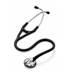 3M Littmann Master Cardiology Stethoscope, Smoke-Finish Chestpiece, Black Tube, 27 in, 2176 (Black)