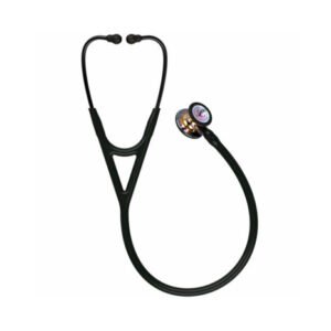 3M™ Littmann® Cardiology IV™ Diagnostic Stethoscope, High Polish Rainbow-Finish Chestpiece, Black Tube, Smoke Stem and Smoke Headset, 27 in, 6240 (Black)