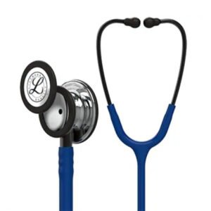 3m Littmann Classic III Stethoscope, Mirror Navy, 5863 (Navy Blue)