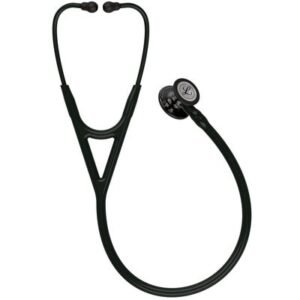 3M™ Littmann® Cardiology IV™ Diagnostic Stethoscope, High Polish Smoke-Finish Chestpiece, Black Tube, Black Stem and Black Headset, 27 in, 6232 (Black)