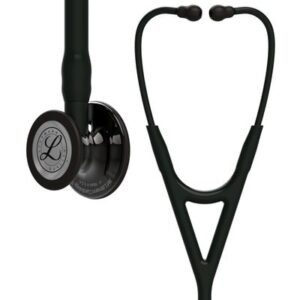 3M™ Littmann® Cardiology IV™ Diagnostic Stethoscope, High Polish Smoke-Finish Chestpiece, Black Tube, Black Stem and Black Headset, 27 in, 6232 (Black)