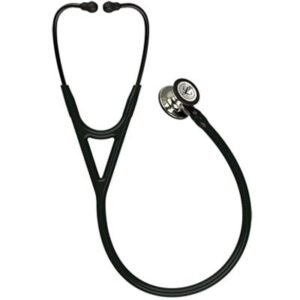 3M™ Littmann® Cardiology IV™ Diagnostic Stethoscope, Champagne-Finish Chestpiece, Smoke Stem, 6179 (Black Tube)