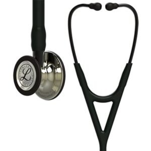 3M™ Littmann® Cardiology IV™ Diagnostic Stethoscope, Champagne-Finish Chestpiece, Smoke Stem, 6179 (Black Tube)