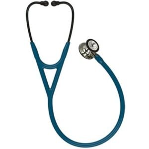 3M™ Littmann® Cardiology IV™ Diagnostic Stethoscope, Champagne-Finish Chestpiece and Stem, Caribbean Blue Tube, 6190 (Caribbean Blue)