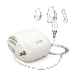 MEDTECH Handyneb Classic Compressor Nebulizer Compact Machine with Complete Mask Kit for Adult and Child (White)