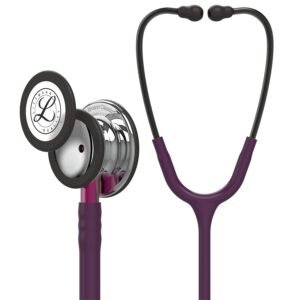 3M Littmann Classic III Monitoring Stethoscope, Mirror Chestpiece, Plum Tube, Pink Stem and Smoke Headset, 27 inch, 5960 Visit the Littmann