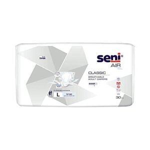 Seni Air Adult Diaper Classic 30 pieces Large 100-150 cm (39″-59″)