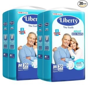 UST Liberty ECO ADULT PANTS, SIZE MEDIUM, 20 PCS PACK, FOR WAIST SIZE 24-45 INCHES, COMBO OF 2 PACKS – M (40 Pieces) INDIAN ORIGIN