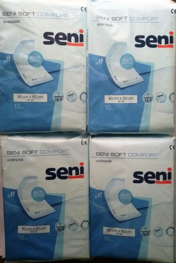 Seni Soft Comfort Underpads - Combo Pack of 4 (40 Pieces)