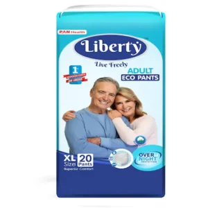 Liberty Eco Adult Unisex XL Diaper Pants 20 pcs for Waist Size 96-165 cm PACK OF 1