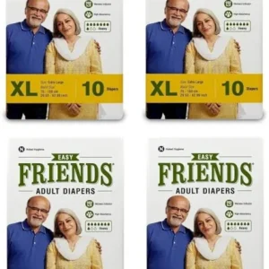 Friend Adult Diaper Easy XLarge 10 Count / Pack (Pack-4, 40 Count) Adult Diapers – XL  (40 Pieces)